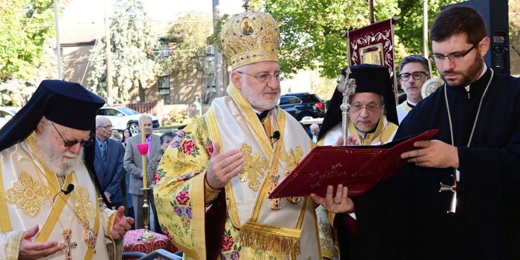 Archbishop Elpidophoros Celebrates Divine Liturgy of Consecration at Dormition of the Theotokos Greek Orthodox Church in Oakmont, PA