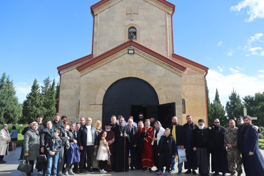 სამხედრო ნაწილის ტერიტორიაზე წმინდა გიორგის სახელობის ტაძარი ეკურთხა