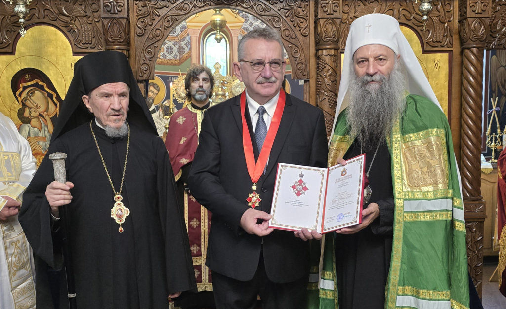 Ο Πατριάρχης Σερβίας επισκέφθηκε τη Μονή Μεταμορφώσεως του Σωτήρος στην πόλη Μίλτον