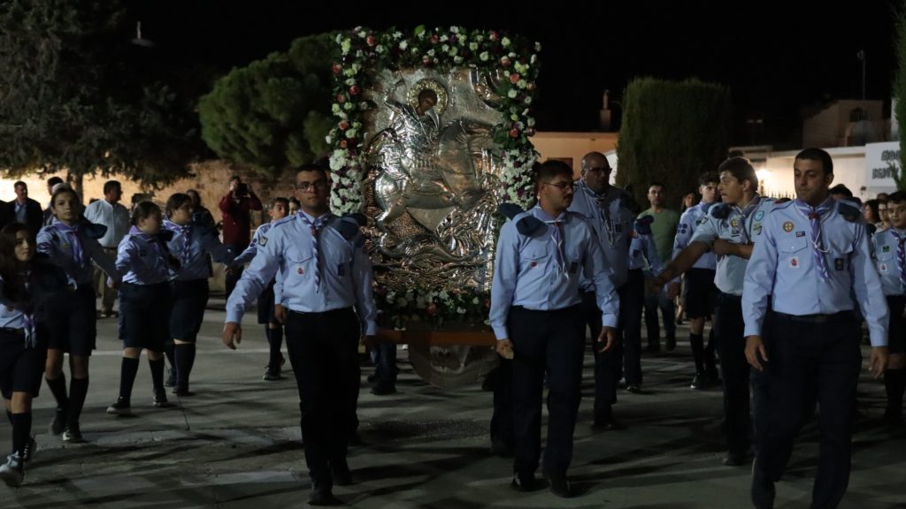 Πανηγυρικός Εσπερινός Ανακομιδής Λειψάνου Αγίου Γεωργίου Τροπαιοφόρου στο Παραλίμνι