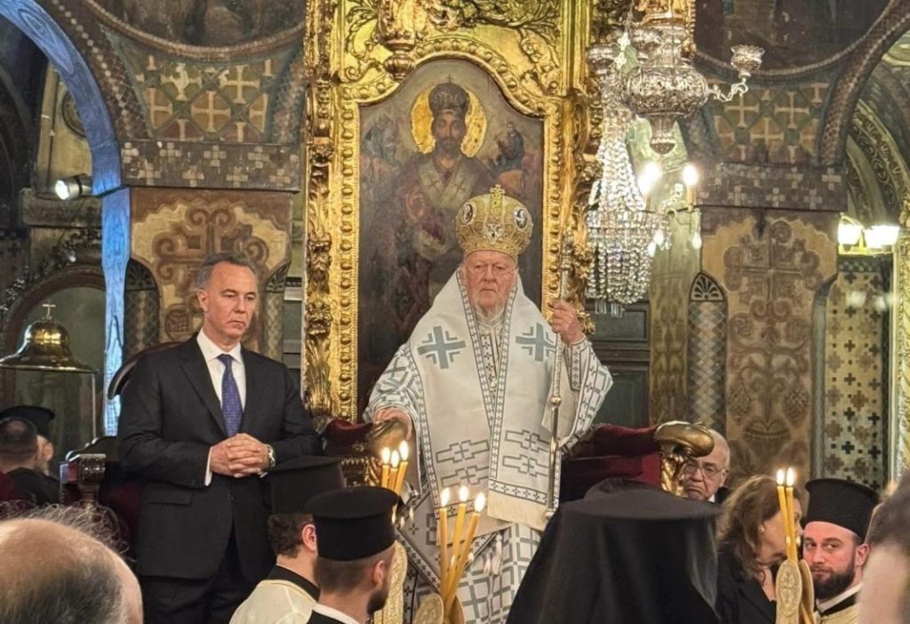 Patriarchal Divine Liturgy at the Church of the Entrance of the Theotokos into the Temple in Stavrodromi