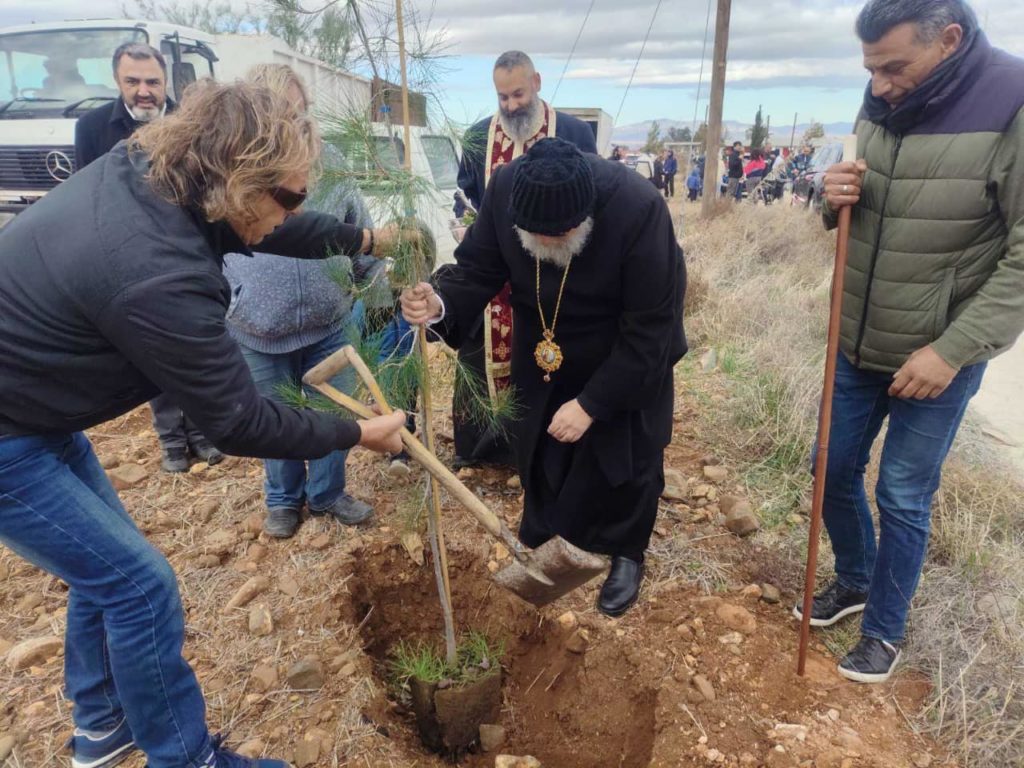 Ο Ταμασού Ησαΐας σε δεντροφύτευση που διοργάνωσε περιβαλλοντικός οργανισμός