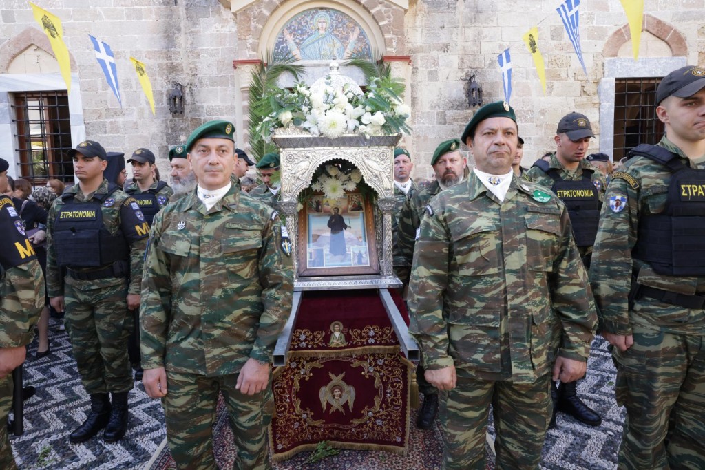 Η Ρόδος εόρτασε τη μνήμη του Πολιούχου Αγίου Νεομάρτυρος Κωνσταντίνου του Υδραίου