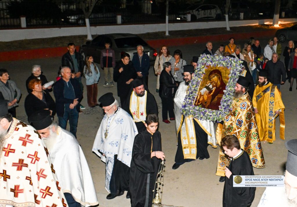 Υποδοχή Παναγίας Πελαγονίτισσας στην Αλεξανδρούπολη