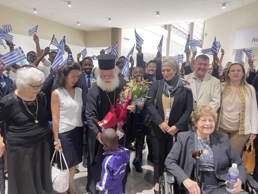 Arrival of Patriarch Theodoros of Alexandria in Zimbabwe for pastoral visit