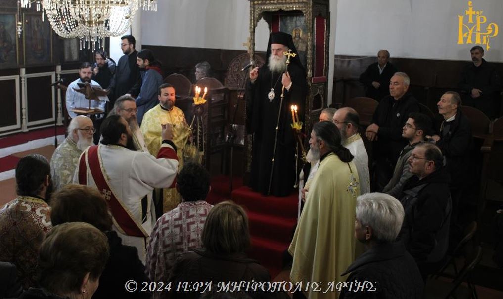 Εορτασμός Αγίου Μερκουρίου στην Μητρόπολη Άρτης