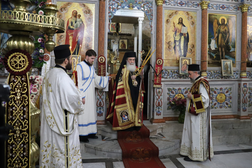 Начальник Русской духовной миссии принял участие в Патриаршем богослужении в Лоде