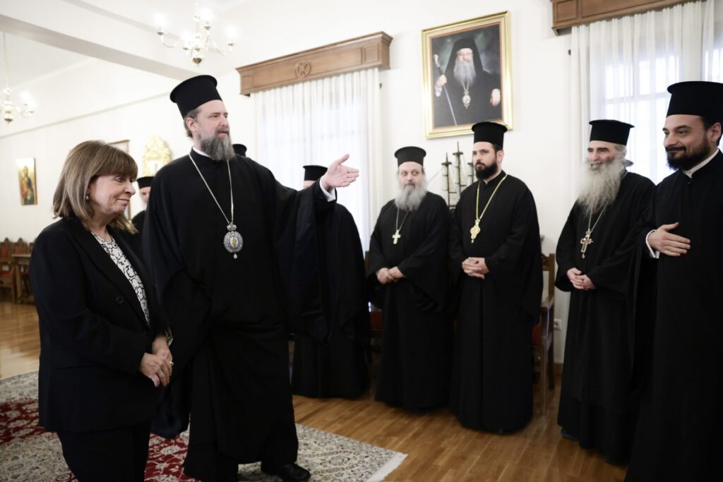 Την Ιερά Μητρόπολη Θεσσαλονίκης επισκέφθηκε η Πρόεδρος της Δημοκρατίας