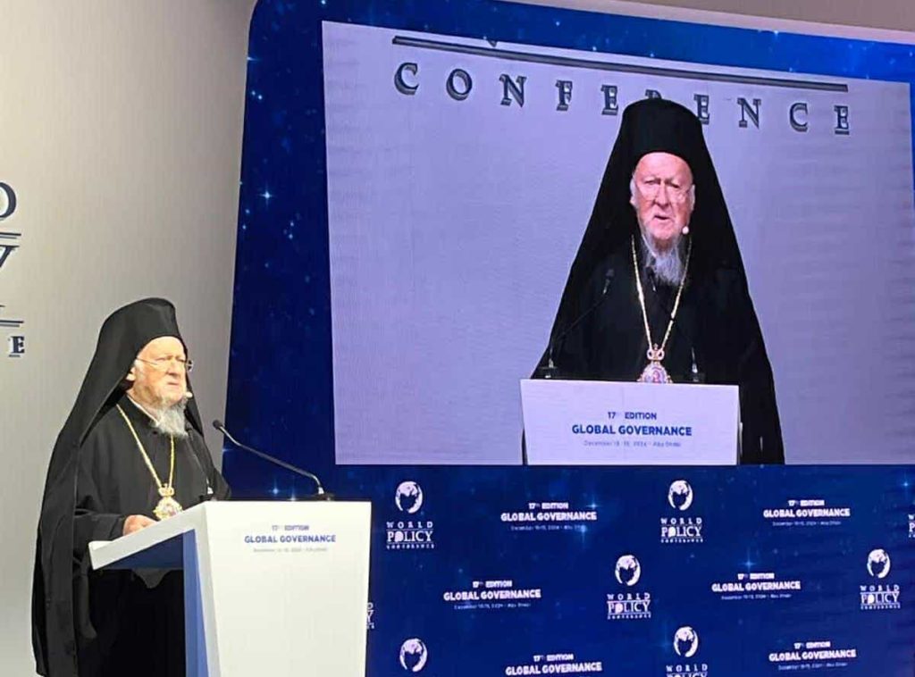 Keynote Address by His All-Holiness Ecumenical Patriarch Bartholomew at the World Policy Conference 2024 (Abu Dhabi, December 13th, 2024)