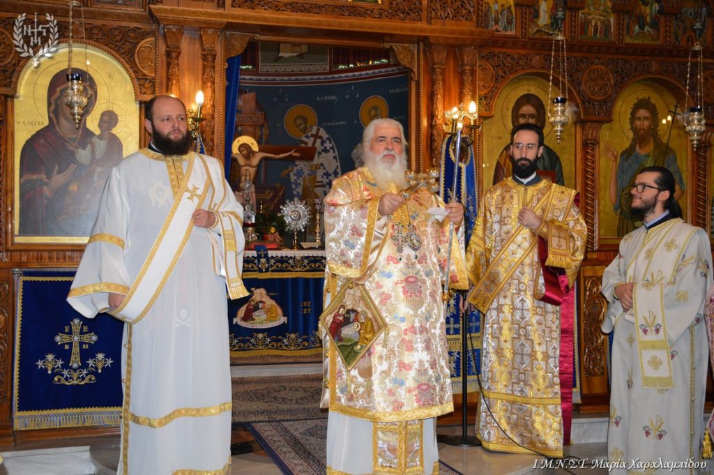 Χειροτονία Διακόνου από τον Μητροπολίτη Νεαπόλεως Βαρνάβα