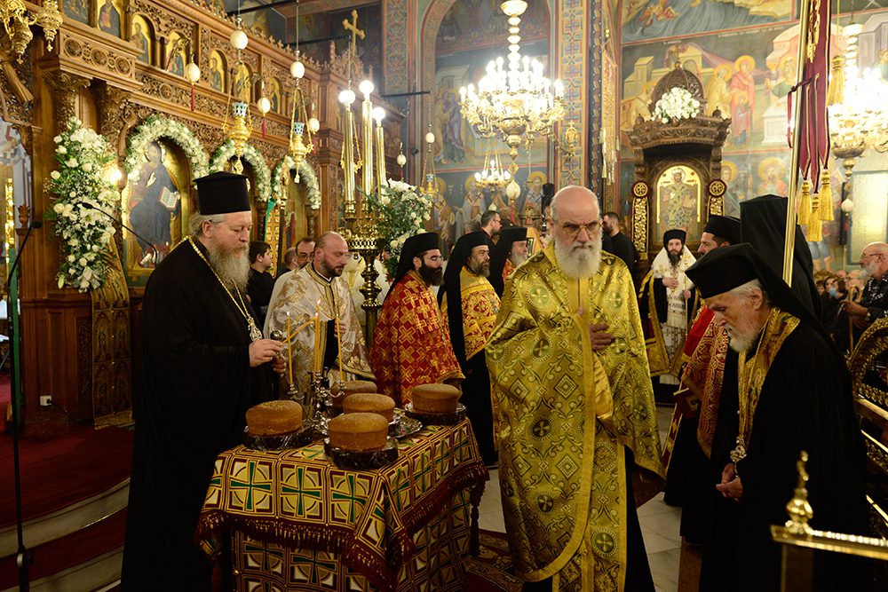 Ο Μητροπολίτης Σισανίου και Σιατίστης στην 15η ημέρα Εορτίων Αγίου Ελευθερίου οδού Αχαρνών 