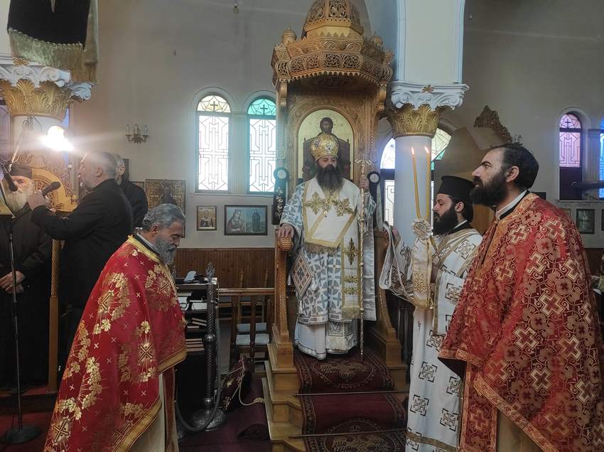 Αρχιερατική Θεία Λειτουργία στον Ι.Ν. Αγίου Ανδρέου Αρχαίας Νεμέας