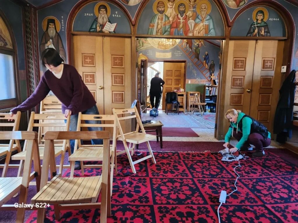 Visit of the Holy Monastery of the Transfiguration of the Saviour by Slavophone believers