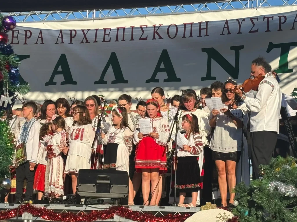 Un cor românesc, la Concertul de colinde al grecilor din Melbourne