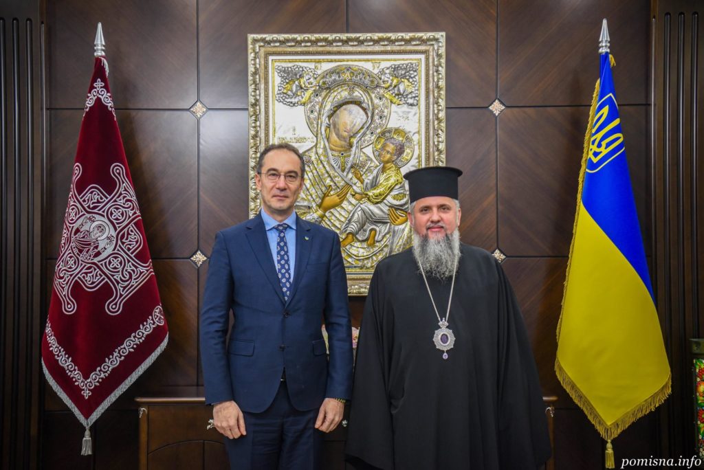 Metropolitan of Kyiv meets with Greek Ambassador to Ukraine