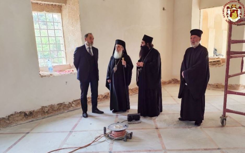 His Beatitude visits the Holy Monastery of the Cross