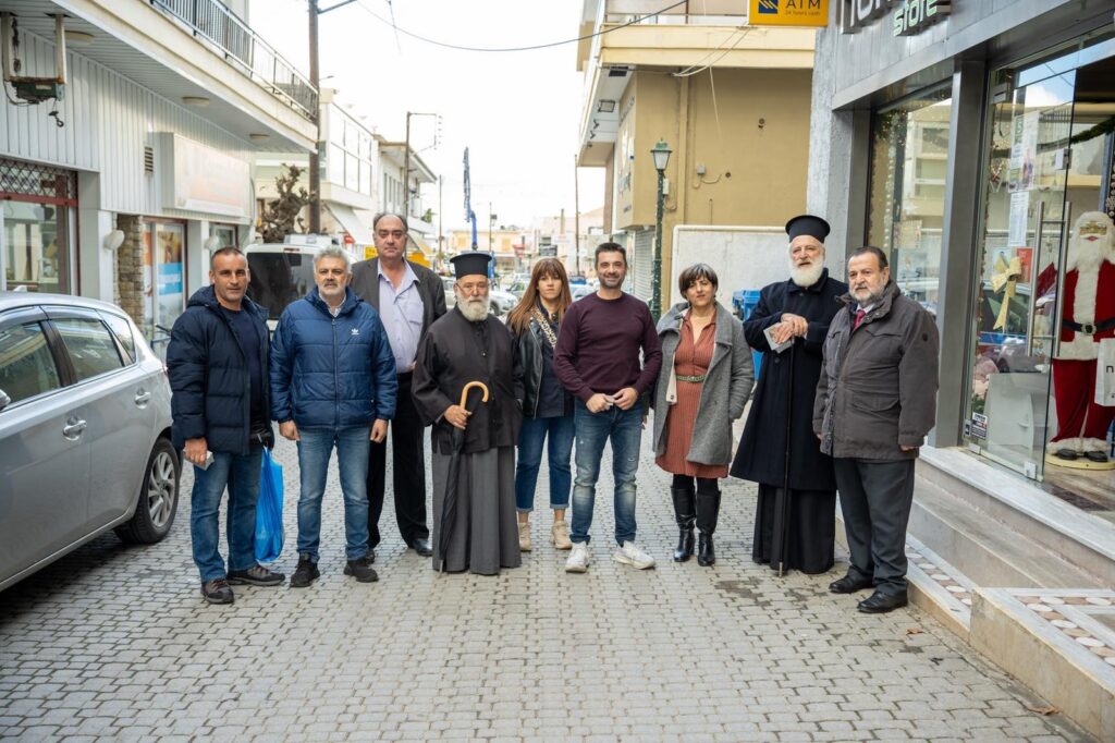 Επίσκεψη του Μητροπολίτη Ανδρέα σε Καστέλλι και Αρκαλοχώρι για εόρτιες ευχές