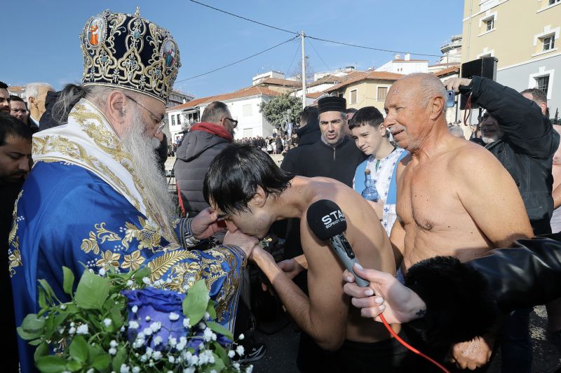 Η εορτή των Θεοφανείων στην Ιερά Μητρόπολη Δράμας