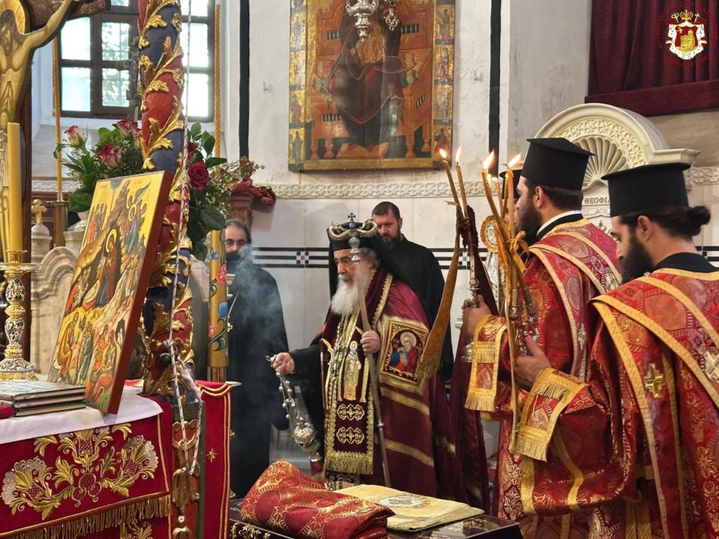 Παραμονή Χριστουγέννων στην Βασιλική της Γεννήσεως στη Βηθλεέμ